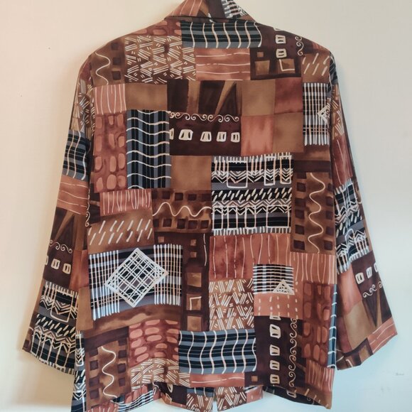 Kensington Square Earth Tones Blazer - Picture 2 of 2